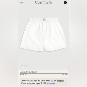 Comme Si La Boxer Classica in S